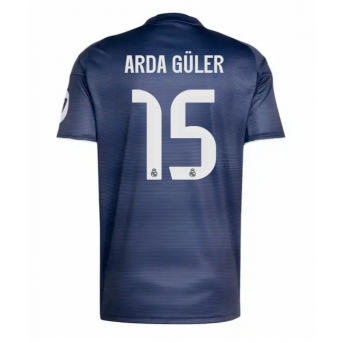Real Madrid Arda Guler #15 Maglia Gara Trasferta Repliche 2025-26 Maniche Corte